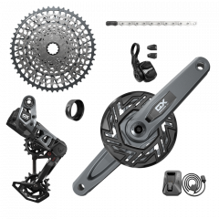 SRAM Sada GX T-Type Eagle E-MTB Brose Transmission AXS, délka klik 160mm