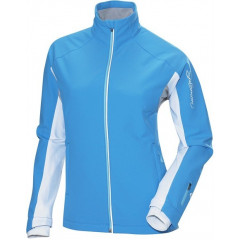 SALOMON bunda Momentum II Softshell W modro/bílá 10/11