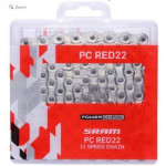 SRAM řetěz PC RED22 11s+spojka 114č krab