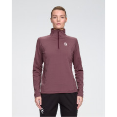 BJORN DAEHLIE triko Half zip Grid W wild berry