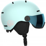 SALOMON lyžařská helma ORKA Visor aqua/uni blue